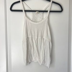 Basic white racerback